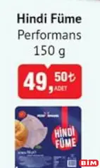 PERFORMANS HİNDİ FÜME 150 G